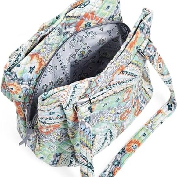 Vera Bradley Women's Multi-Compartment Shoulder Satchel Purse Handbag - Picture 2 of 8
